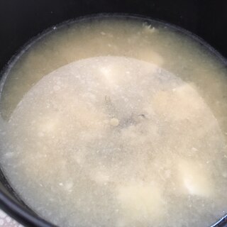 豆乳を使った簡単味噌汁